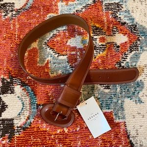 NWT Sezane Jones Belt in Chocolate